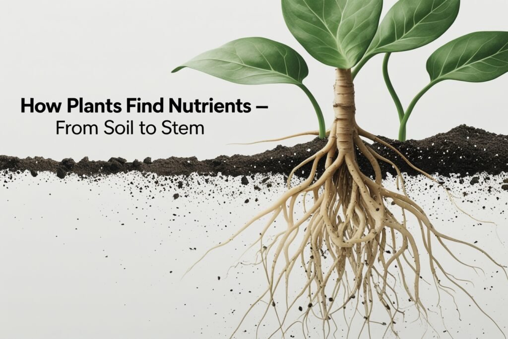 How Plants Find Nutrients | From Soil to Stem